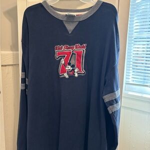 Vintage Disney World Red and Gray Cotton Shirt